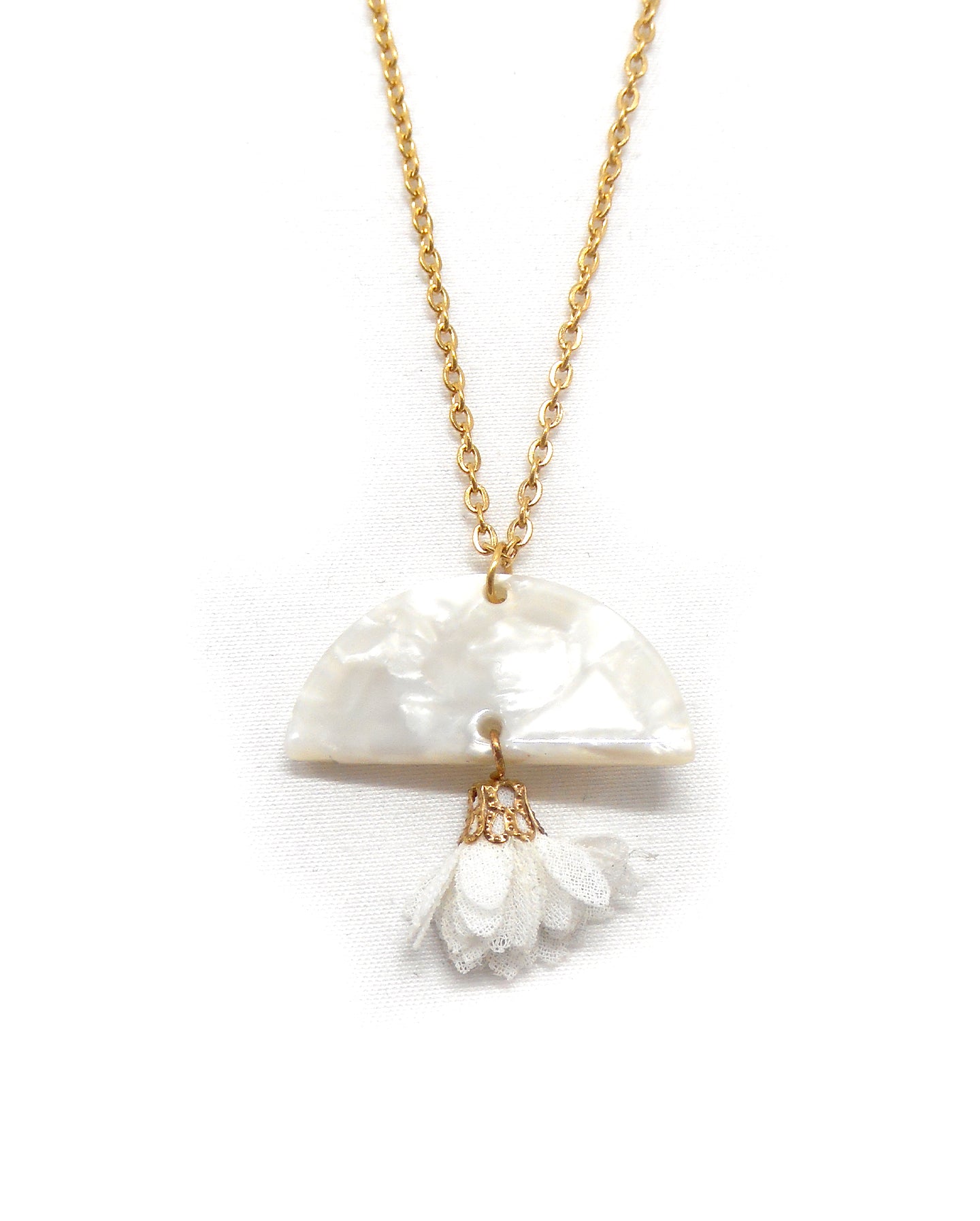 Collier retro floral - JOHANNA