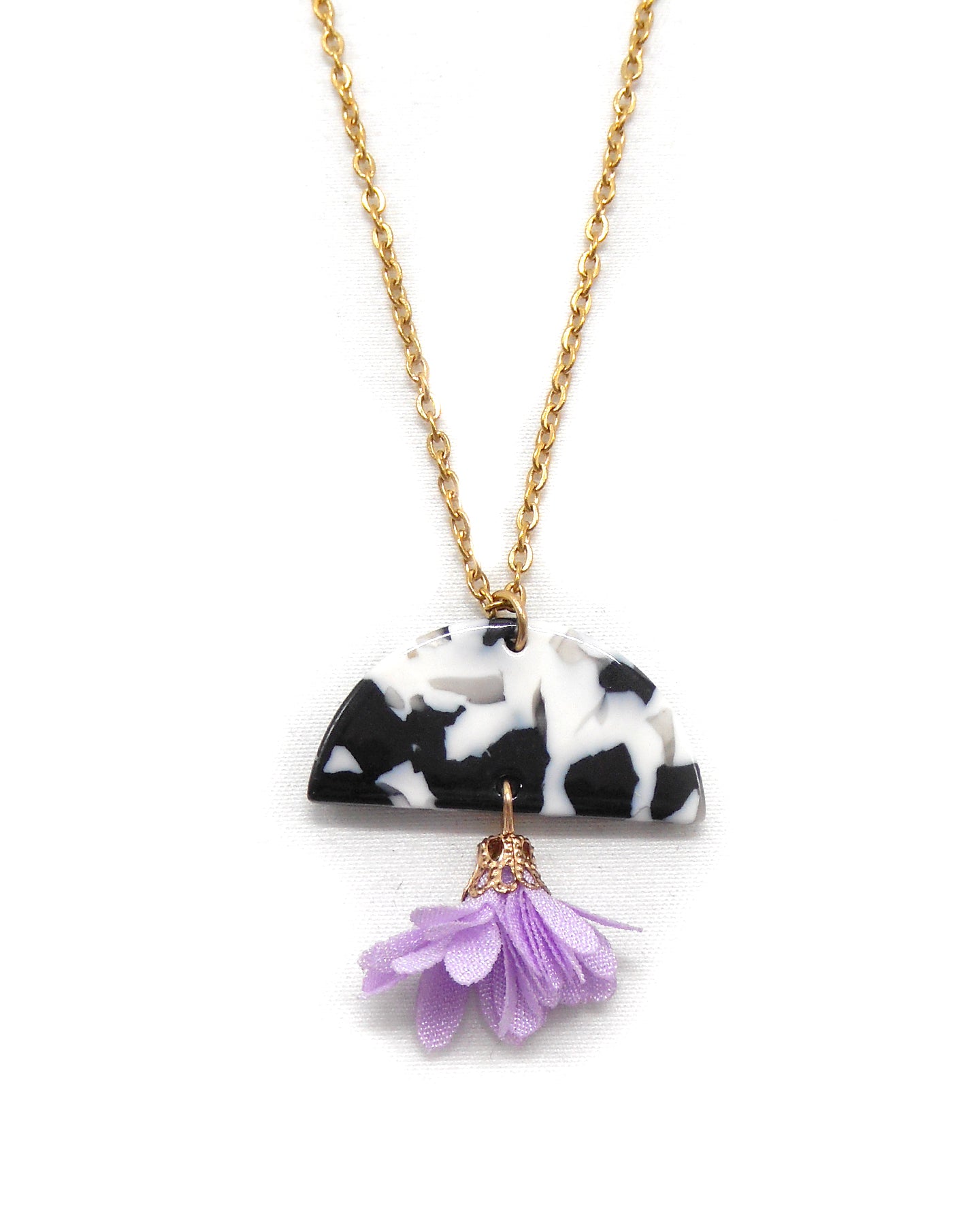 Collier retro floral - JOHANNA