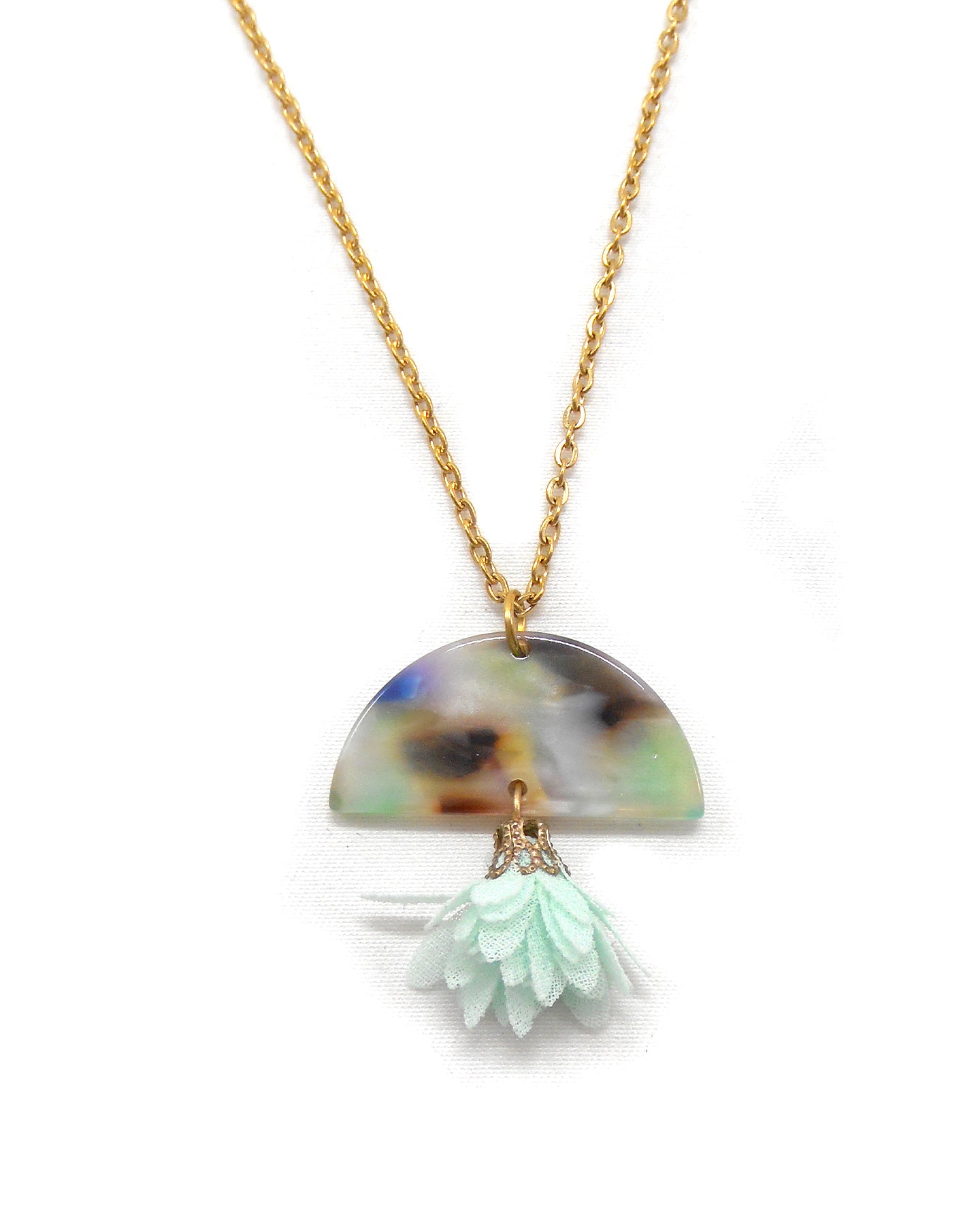 Collier retro floral - JOHANNA