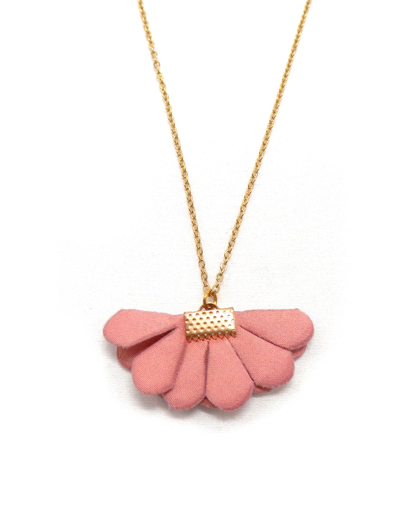 Collier pompon fleur - FIONA/TILLY/PENELOPE/NOUR/SACHA/PETALE/MOIRA