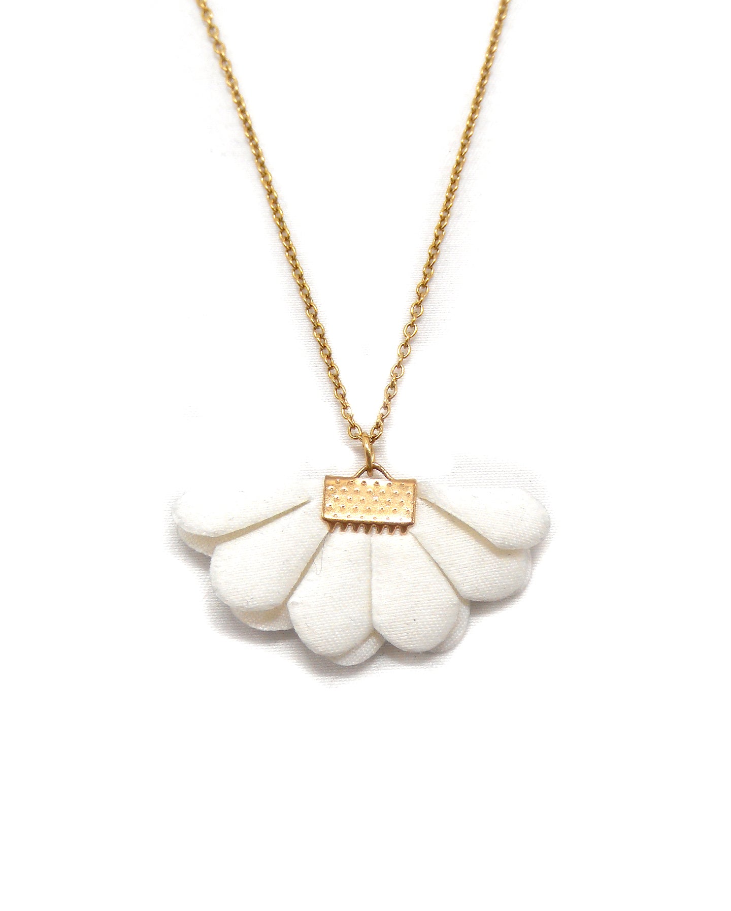 Collier pompon fleur - FIONA/TILLY/PENELOPE/NOUR/SACHA/PETALE/MOIRA