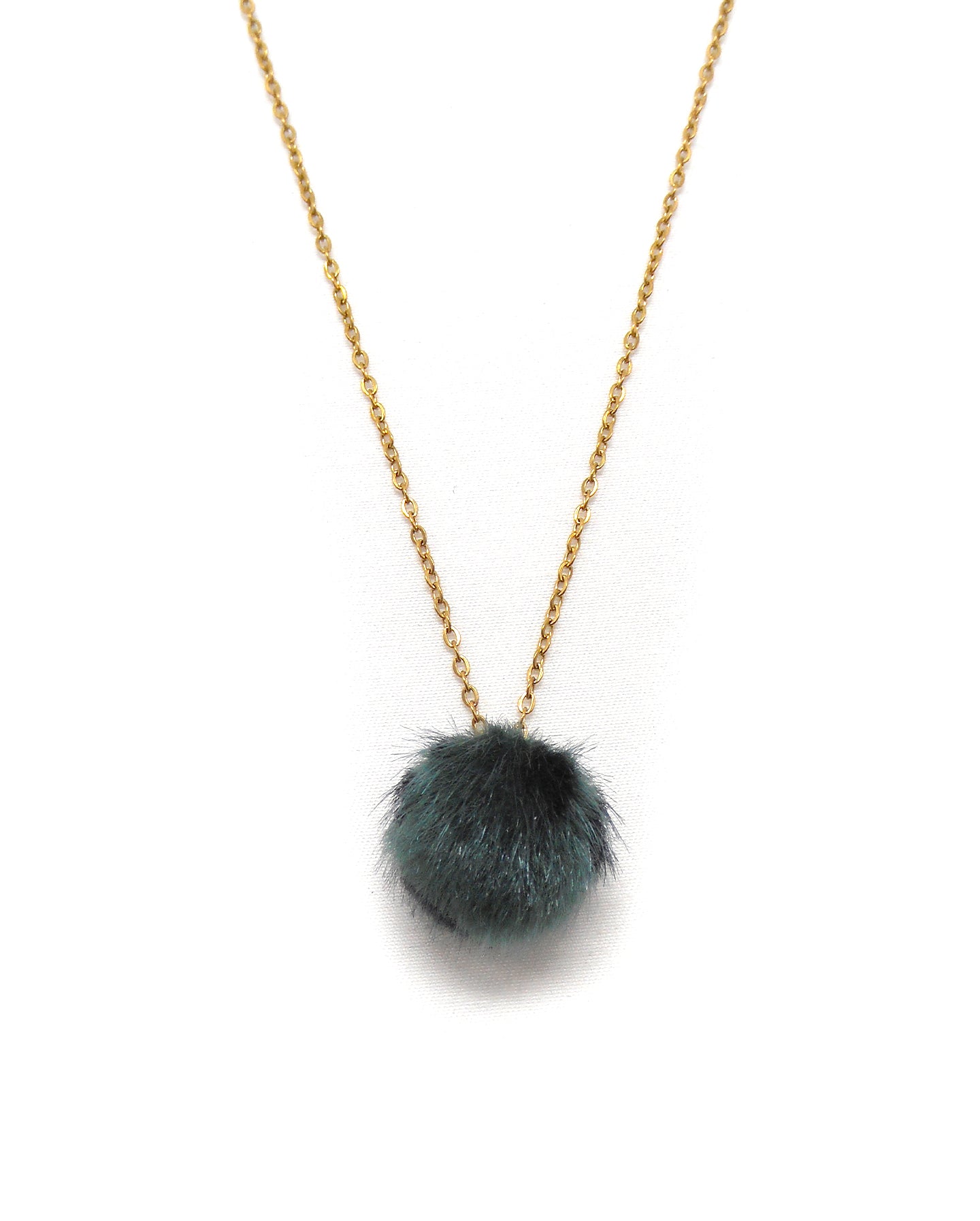 Collier pompon vintage - OLGA