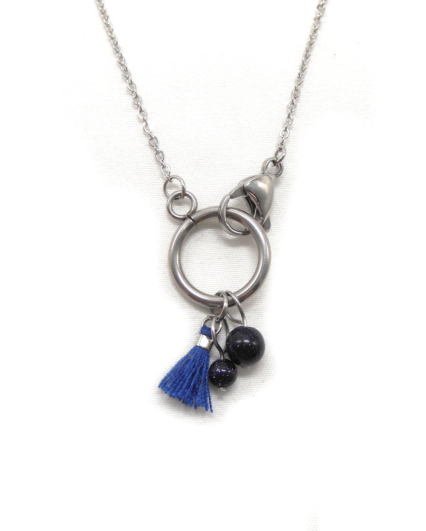Collier fermoir pampilles perlés - ORIANE