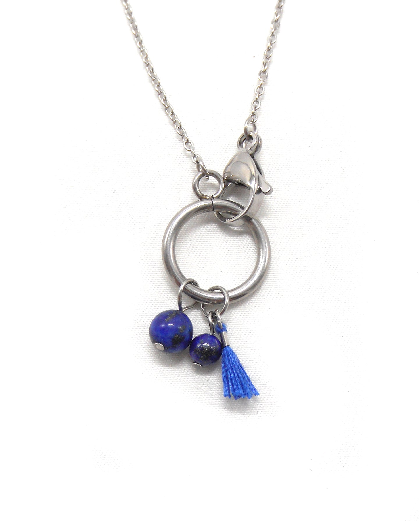 Collier fermoir pampilles perlés - ORIANE