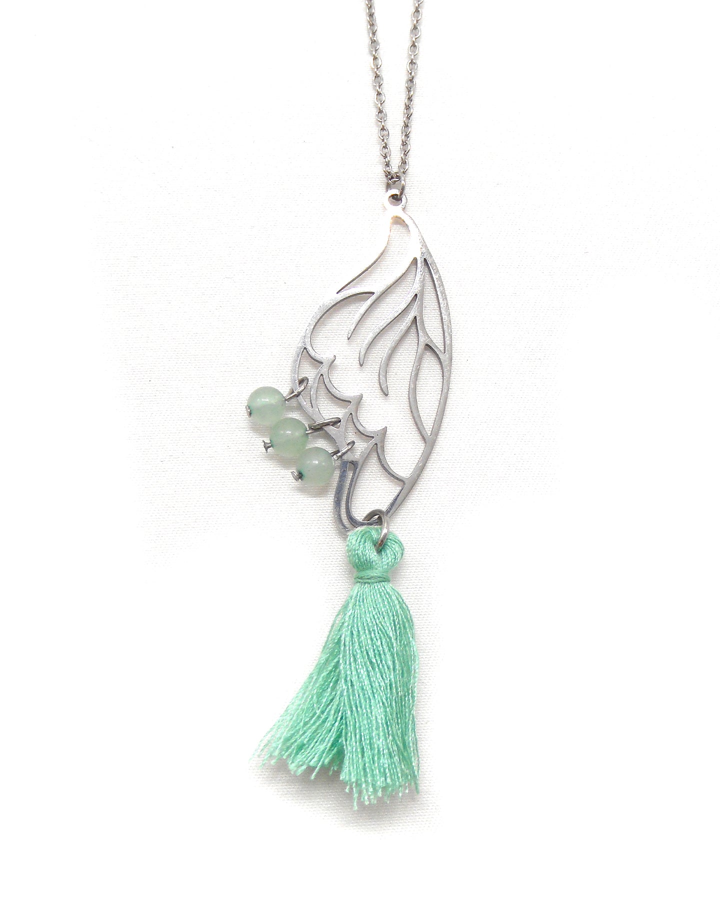 Collier aile de papillon féerique, pièce unique