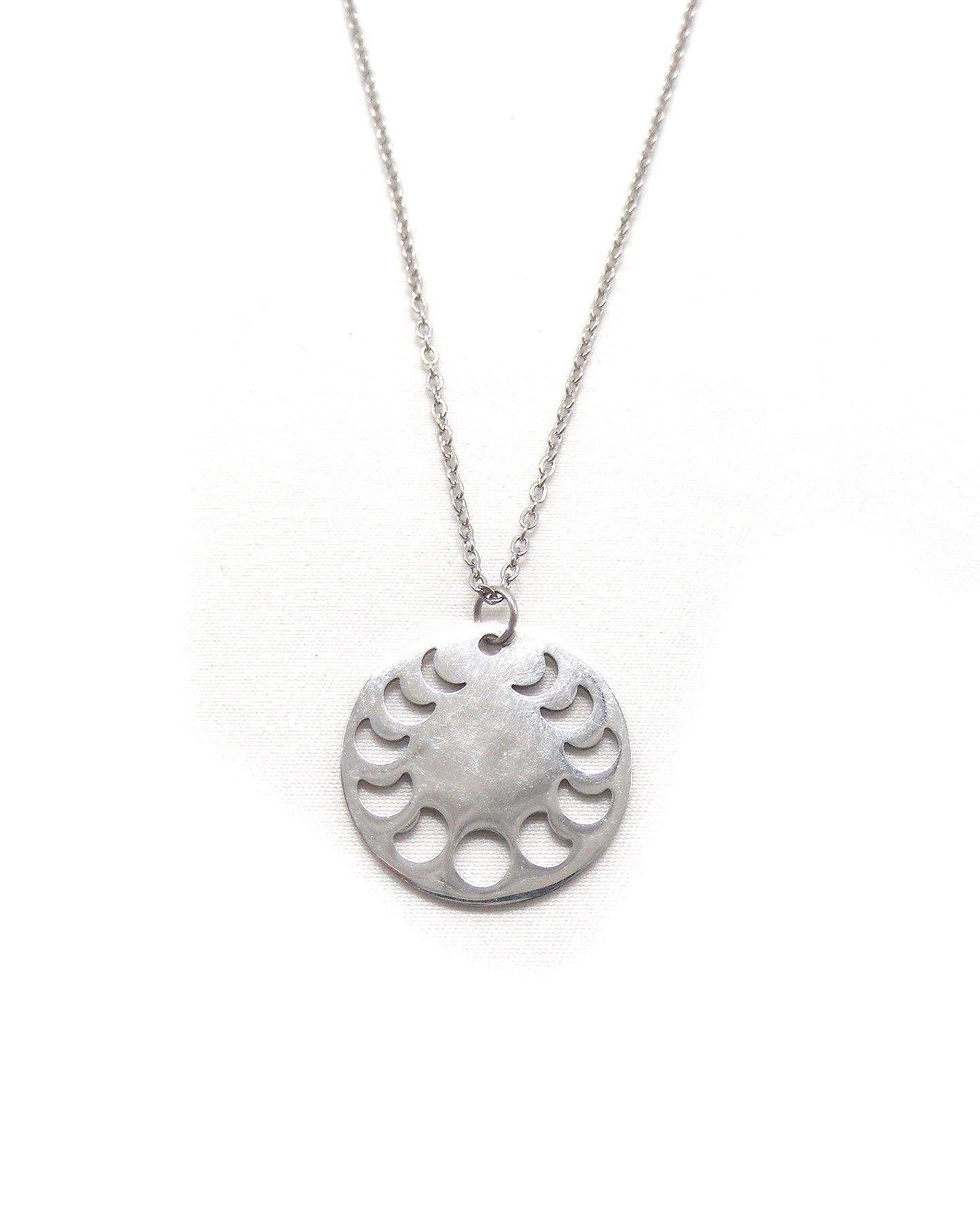 Collier inspiration lune/étoile/soleil, pièce unique