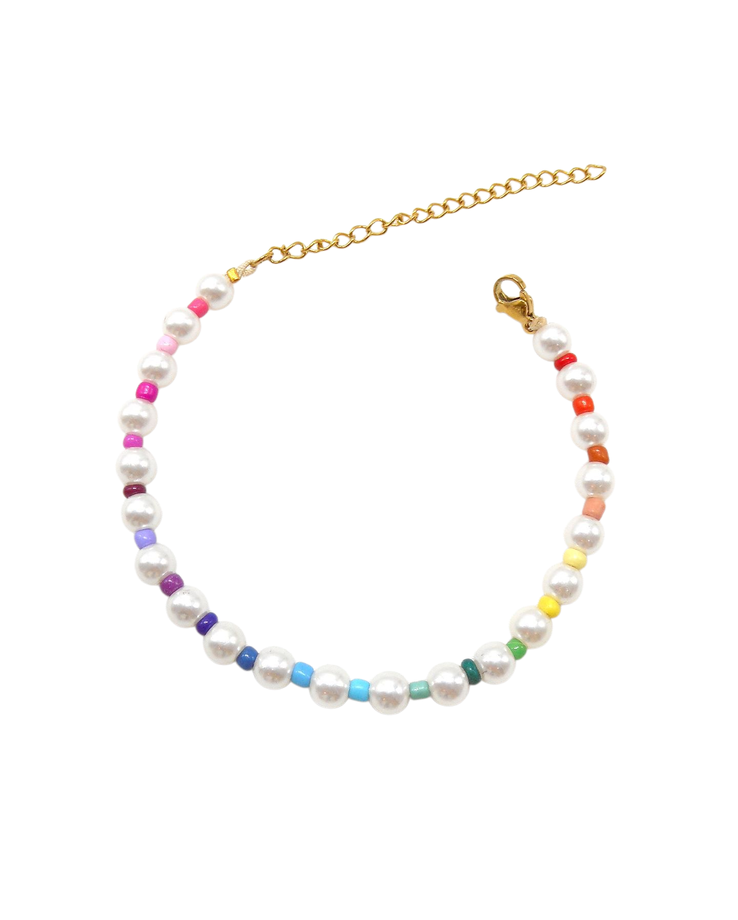 Bracelet coloré arc-en-ciel - NAHELLE