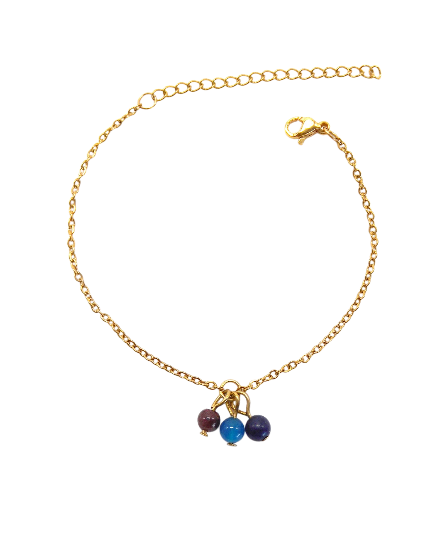 Bracelet 3 pierres pendantes - MELINDA