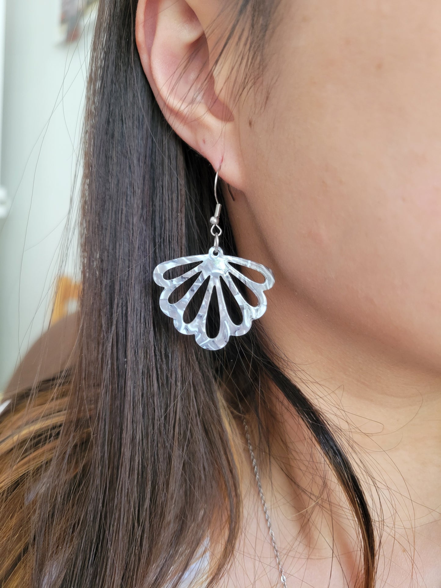 Boucles d'oreilles résine vintage - ADELE/CATHERINE/CLAUDIA/ISABELLE