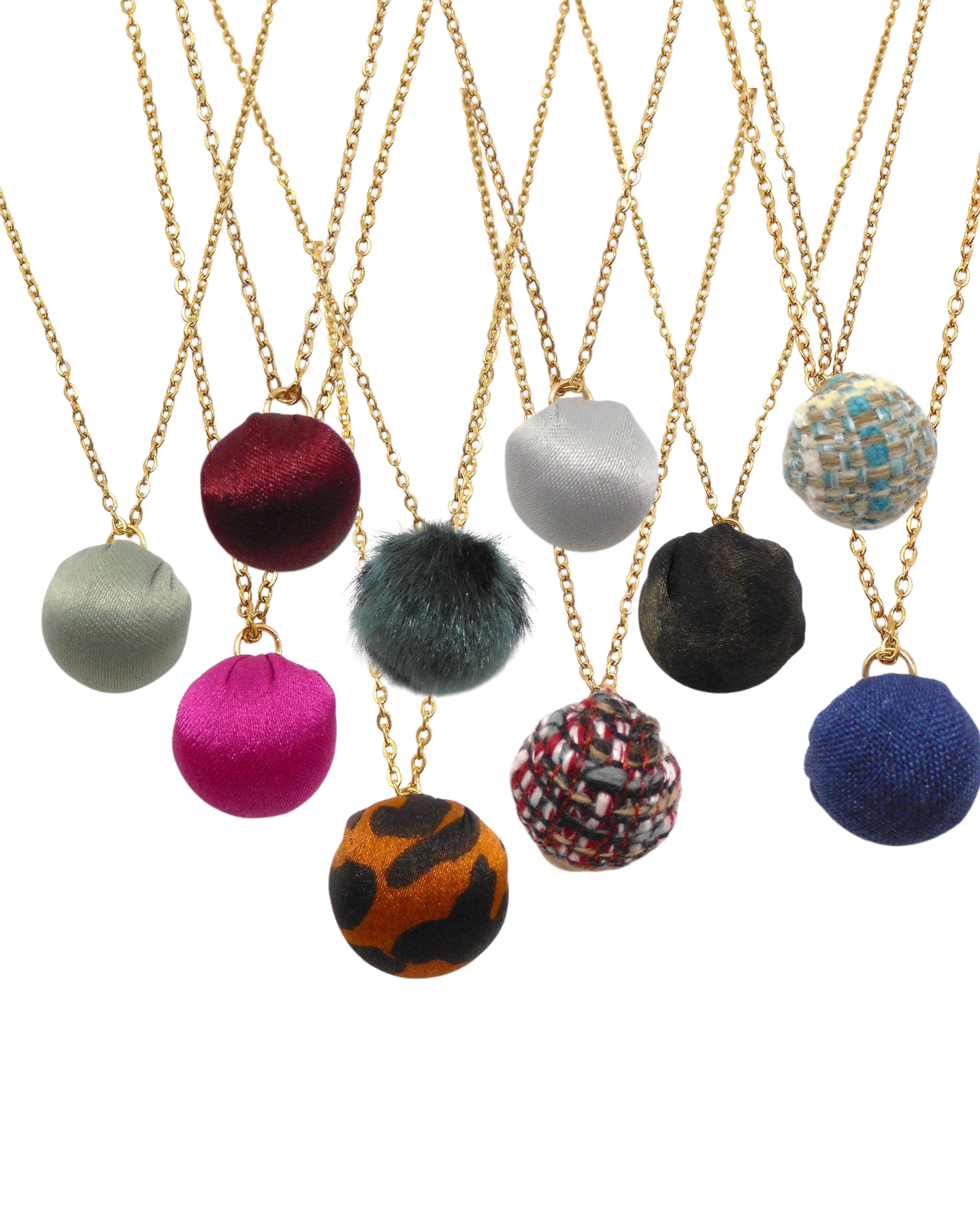 Collier pompon vintage - OLGA