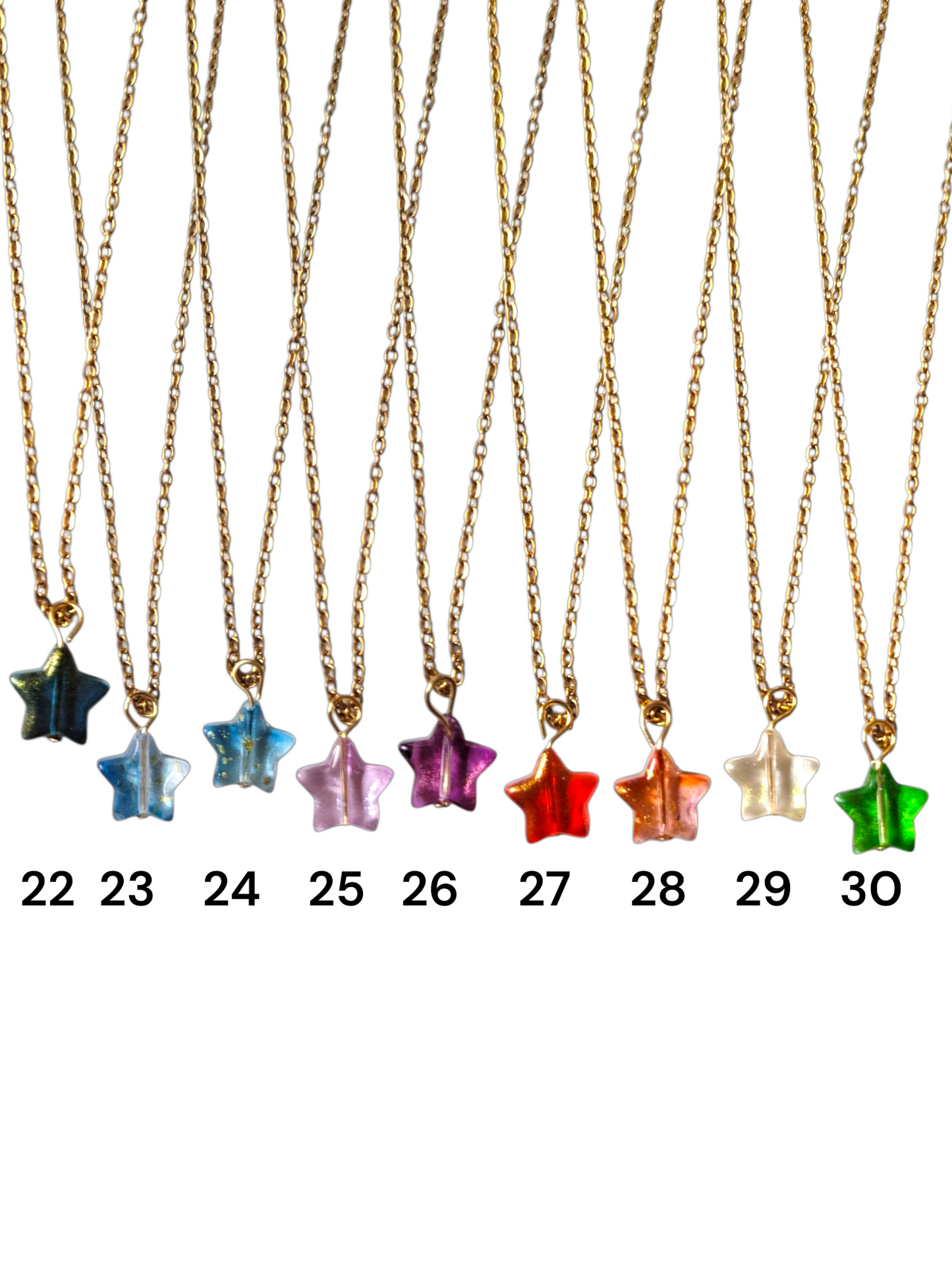 Collier étoile phosphorescente - ETHEL