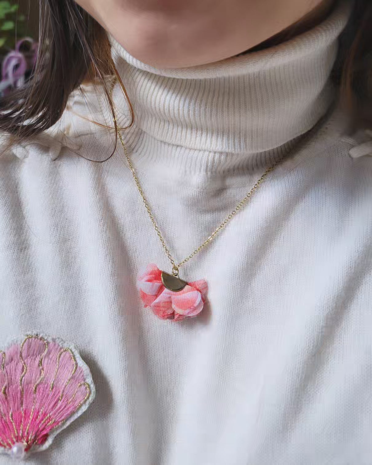 Collier fleuri - PENELOPE