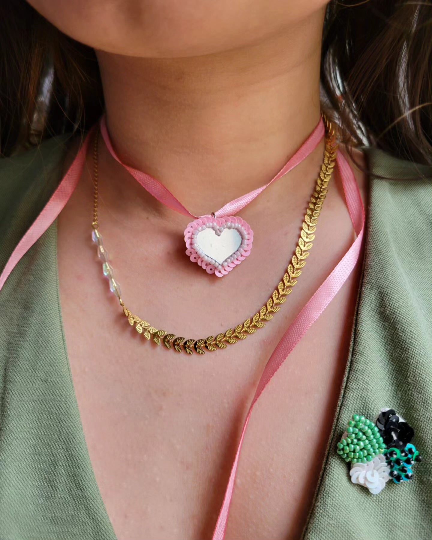 Collier fait main original, pièce unique