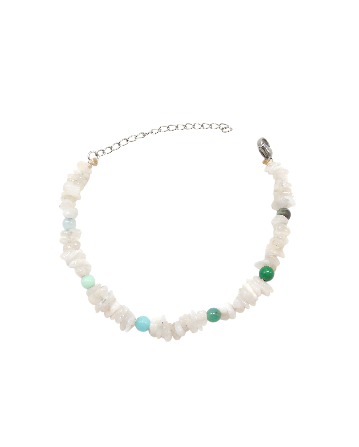 Bracelet pierres de lune / pierres naturelles arc-en-ciel - ISABEAU