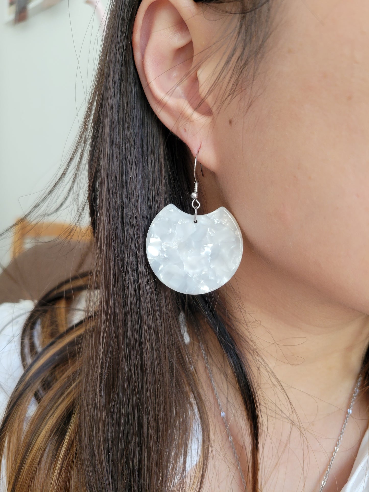 Boucles d'oreilles résine vintage - ADELE/CATHERINE/CLAUDIA/ISABELLE