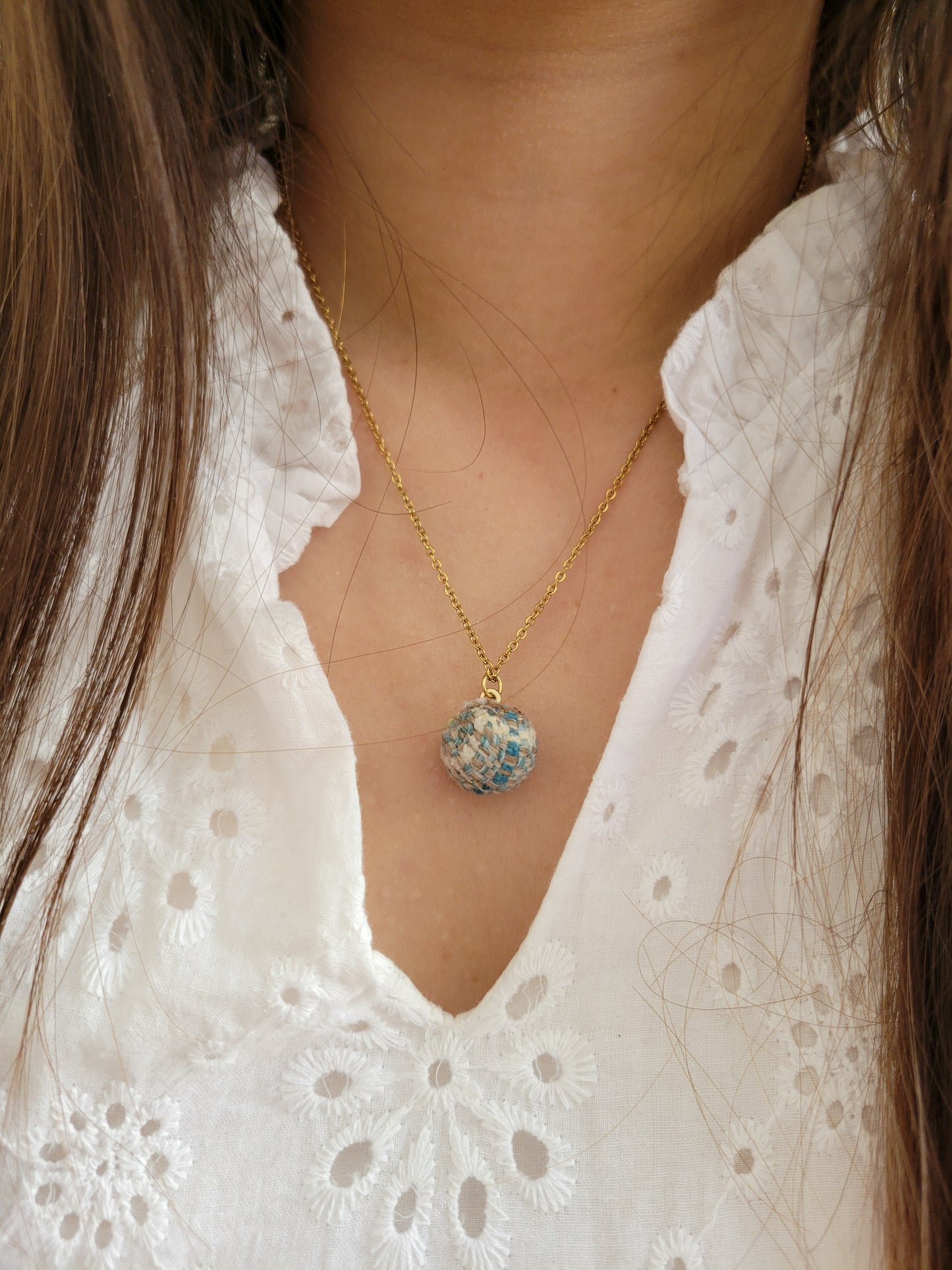 Collier pompon vintage - OLGA