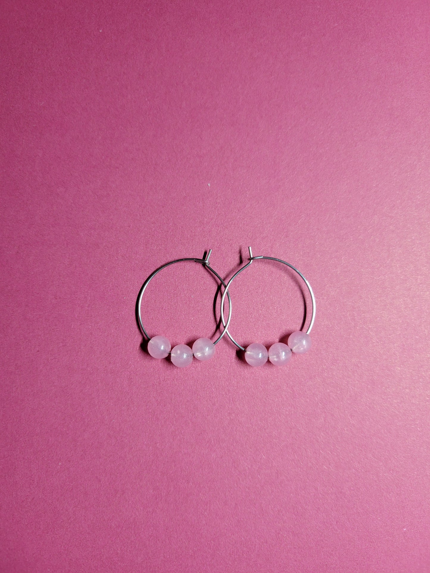 Boucles d'oreilles 3 perles phosphorescentes - LUXA