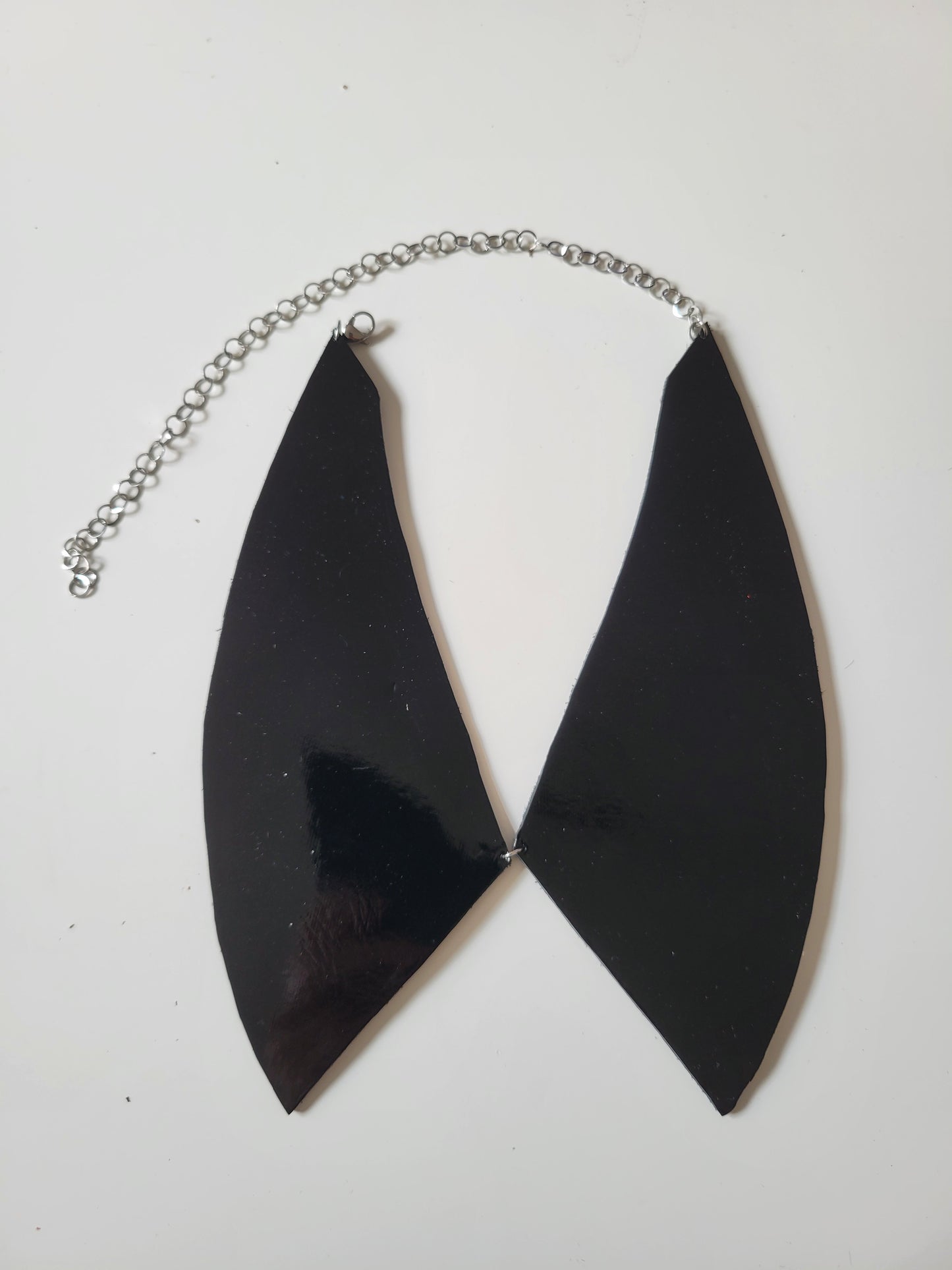Collier faux col cuir upcyclé - Atelier Claire Zhou x 114 paris