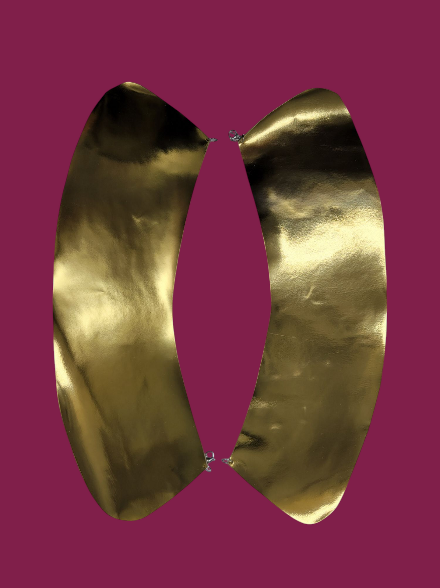 Faux col cuir upcyclé - Atelier Claire Zhou x 114 Paris