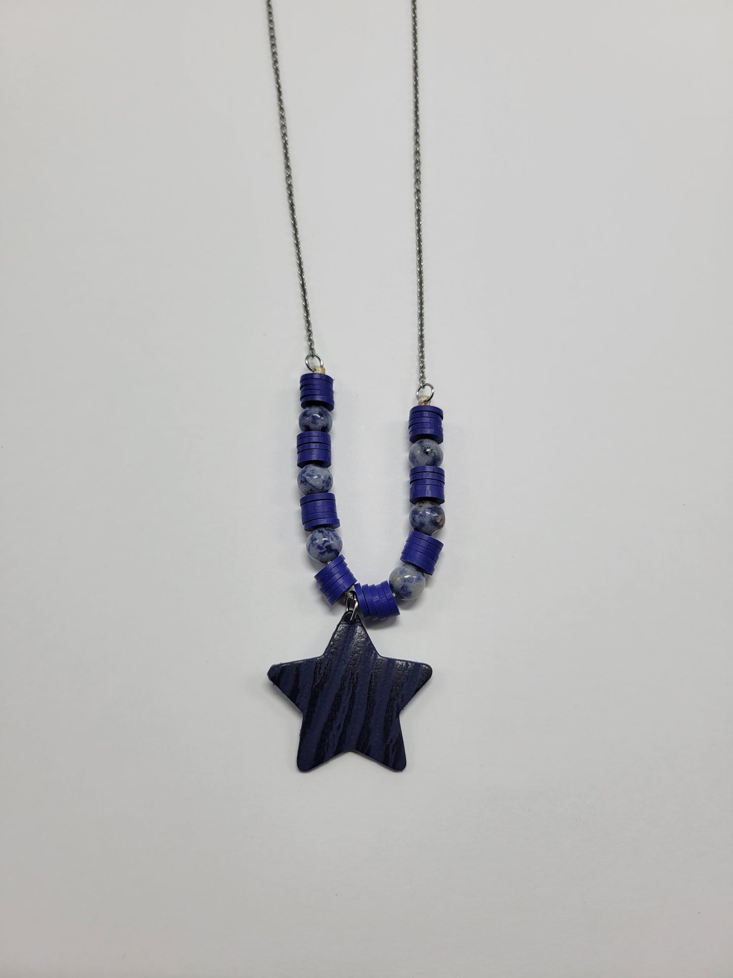 Collier cuir recyclé et pampilles - Atelier Claire Zhou x 114 Paris