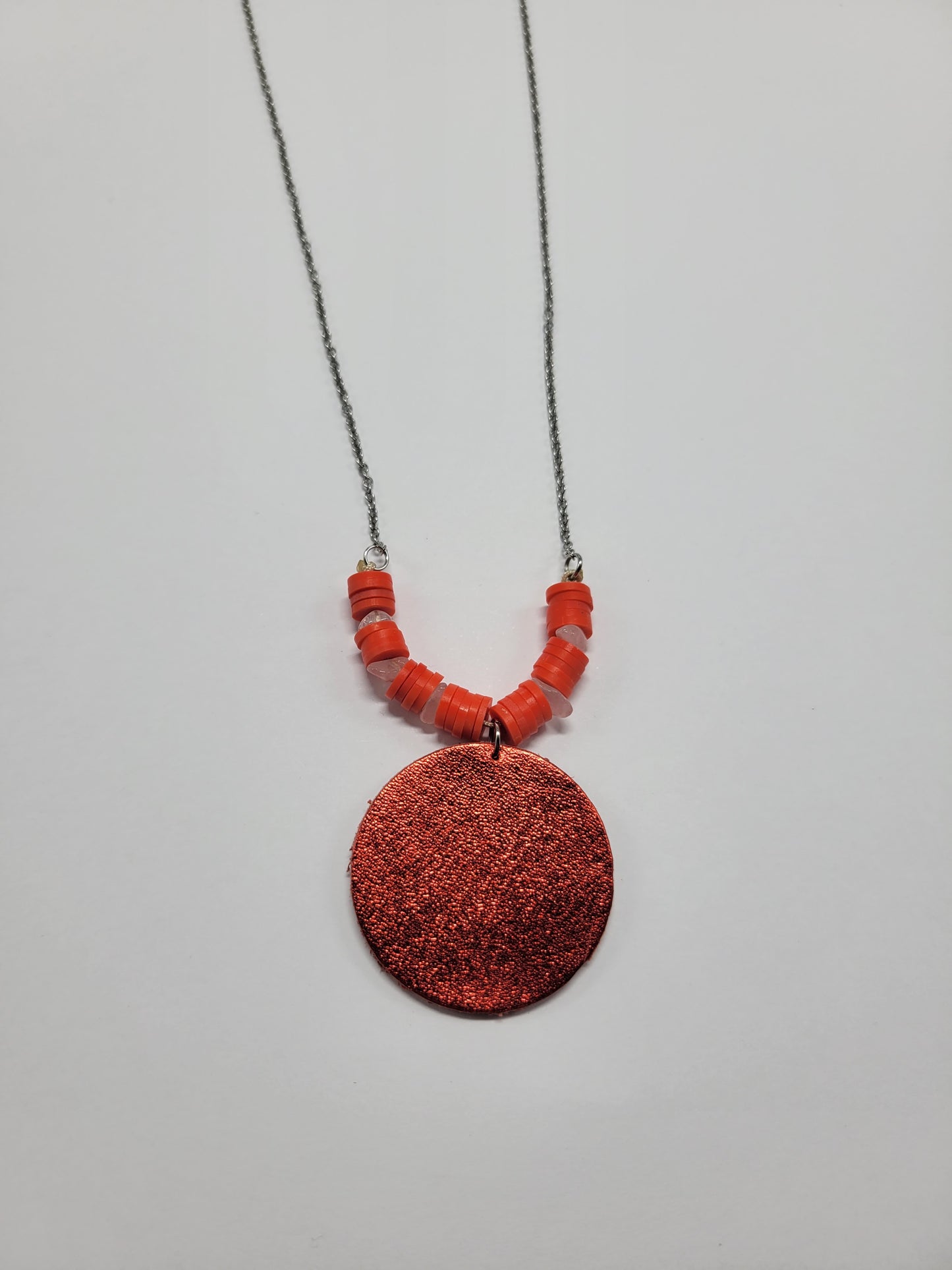 Collier cuir recyclé et pampilles - Atelier Claire Zhou x 114 Paris