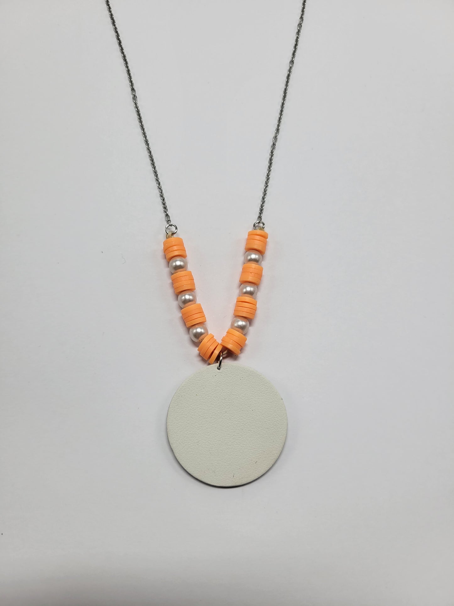 Collier cuir recyclé et pampilles - Atelier Claire Zhou x 114 Paris