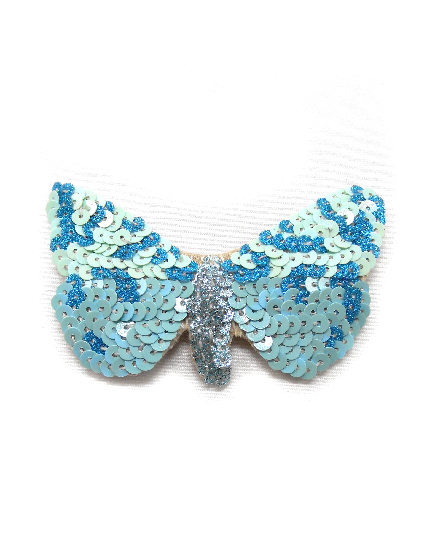 Broche brodée main - PAPILLONS