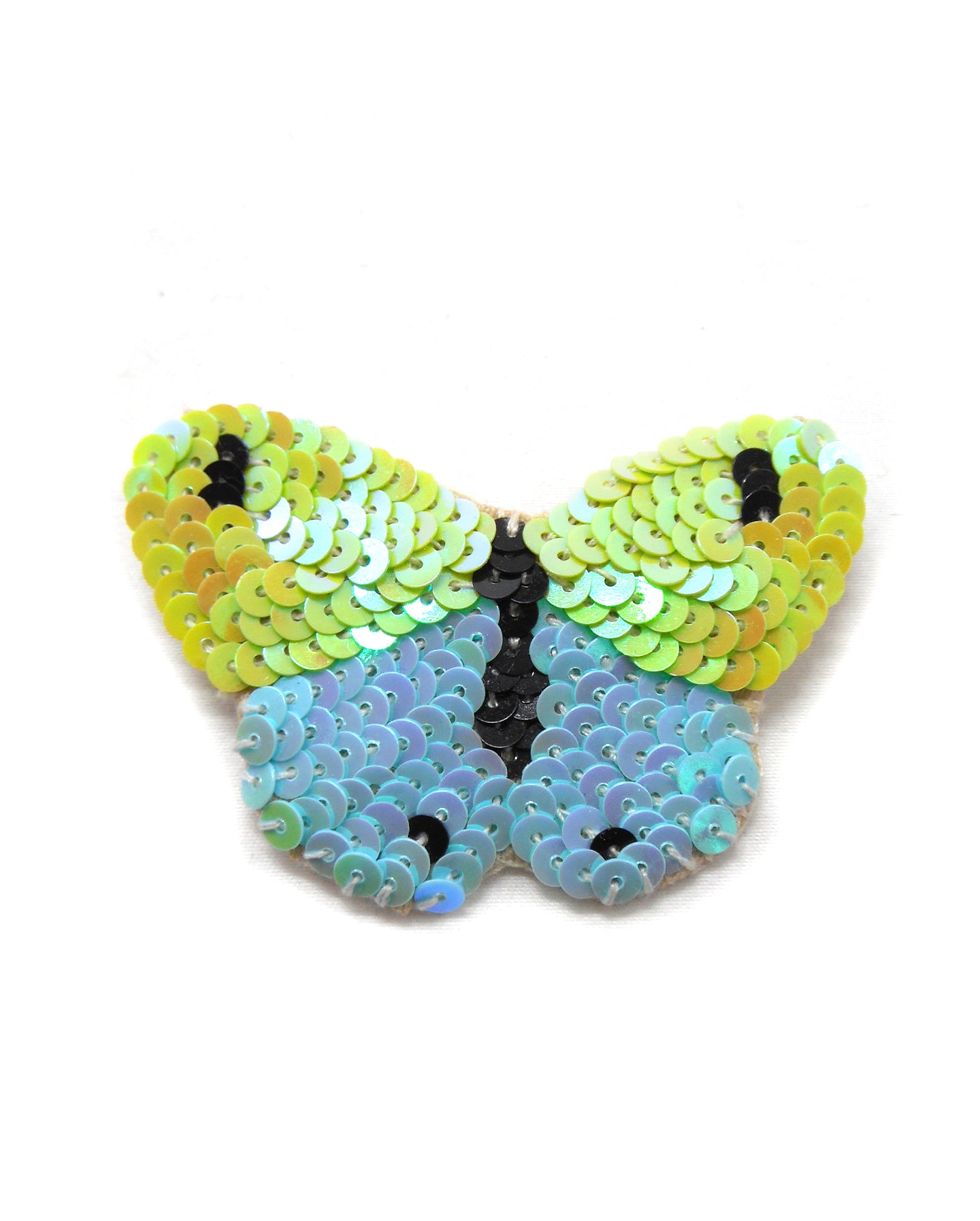 Broche brodée main - PAPILLONS