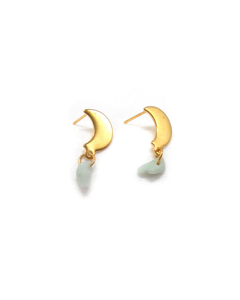 LUNA boucles d'oreilles pierres naturelles