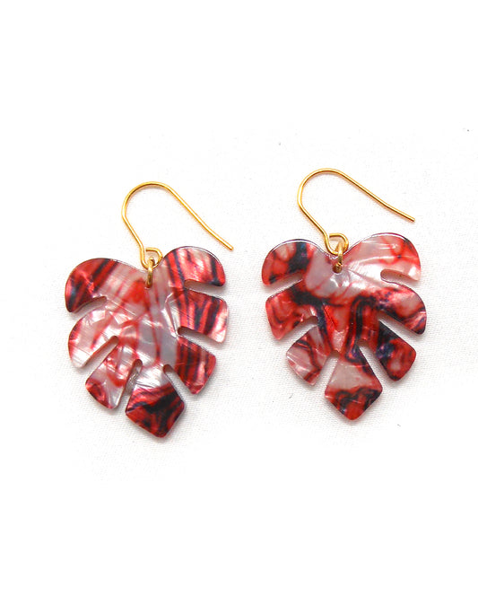 PHILO boucles d'oreilles feuilles