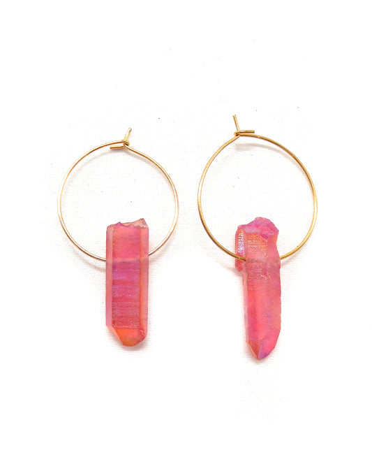 TINA boucles d'oreilles cristaux