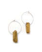 Boucles d'oreilles créoles cristaux - TINA/TINAYA