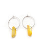 Boucles d'oreilles créoles cristaux - TINA/TINAYA