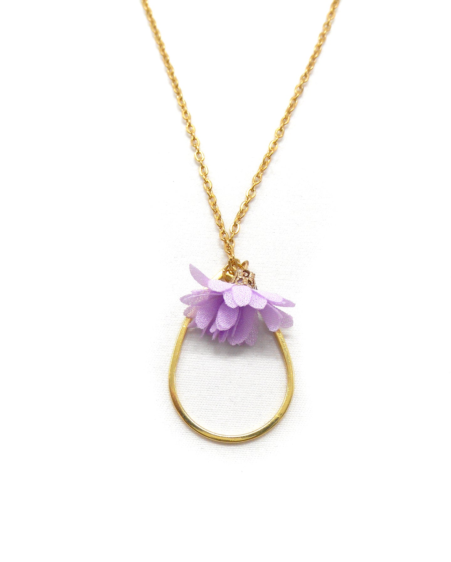 Collier goutte fleur - DOLLY