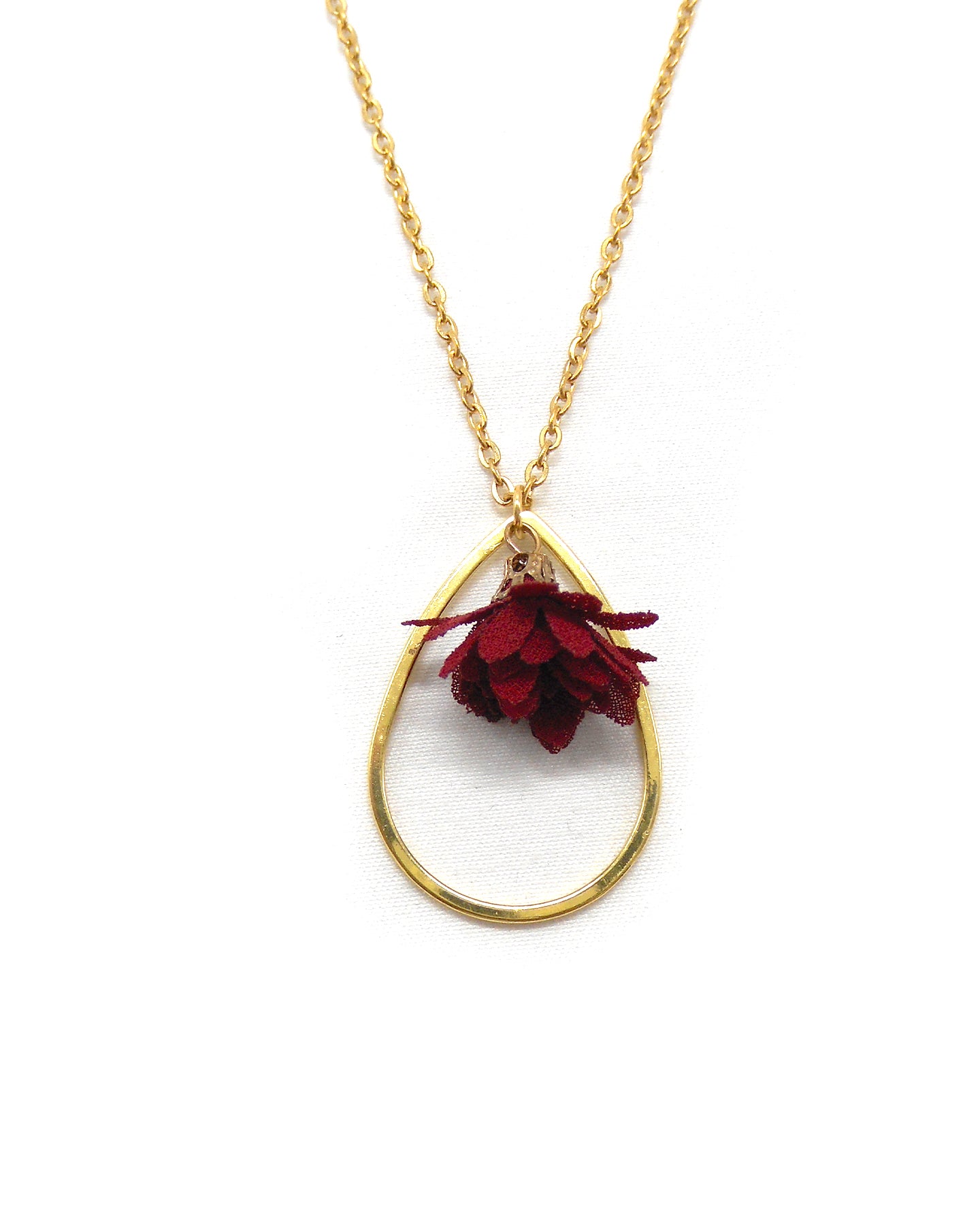 Collier goutte fleur - DOLLY