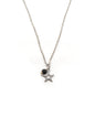 Collier petite étoile et perle pierre naturelle - MABO