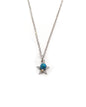 Collier petite étoile et perle pierre naturelle - MABO