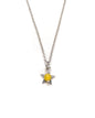 Collier petite étoile et perle pierre naturelle - MABO