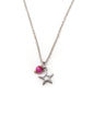 Collier petite étoile et perle pierre naturelle - MABO