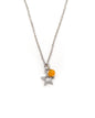 Collier petite étoile et perle pierre naturelle - MABO