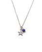 Collier petite étoile et perle pierre naturelle - MABO
