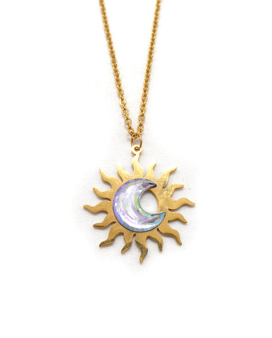 SUNMOON collier lune soleil