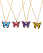 Collier aile de papillon féerique, pièce unique