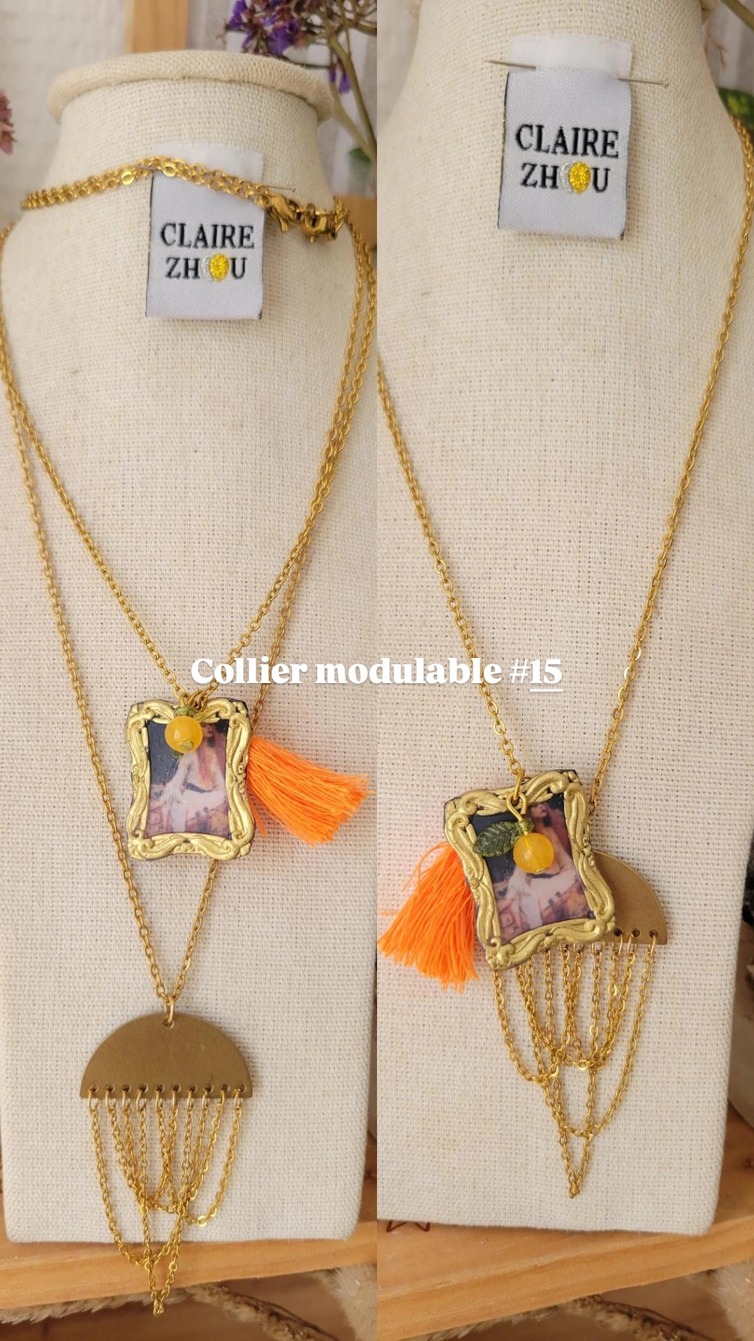 Colliers modulables court/long MERVEILLEUSES, bijoux originaux et uniques 2026 ✨️