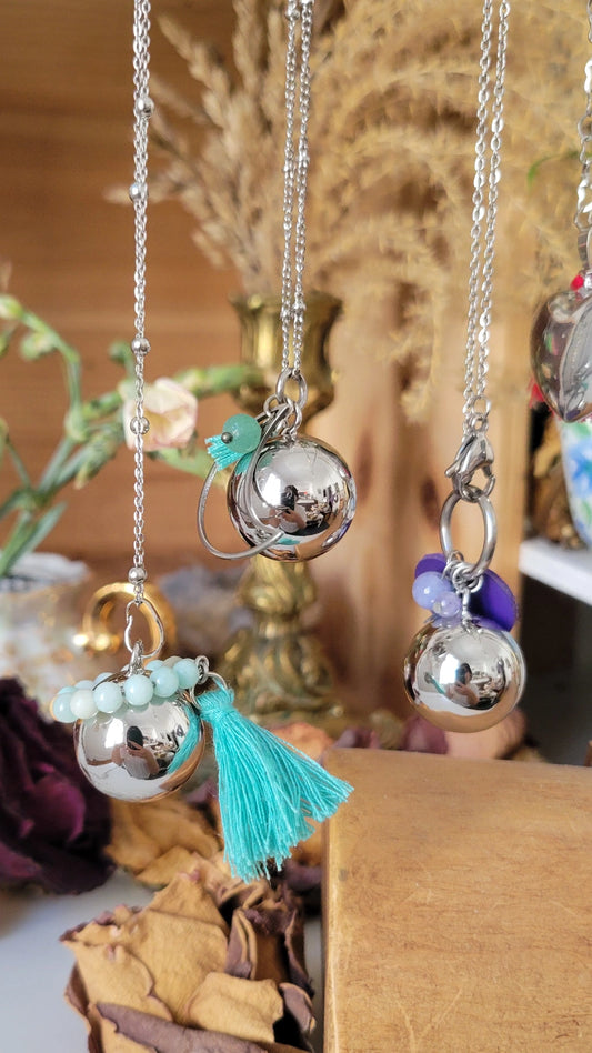 Collier long BOLA de grossesse — MEREVEILLEUSE , bijoux personnalisés et uniques 2026 🤰