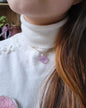 Collier coeur bonbon candy et verre - LOVA/MINA