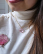 Collier coeur bonbon candy et verre - LOVA/MINA
