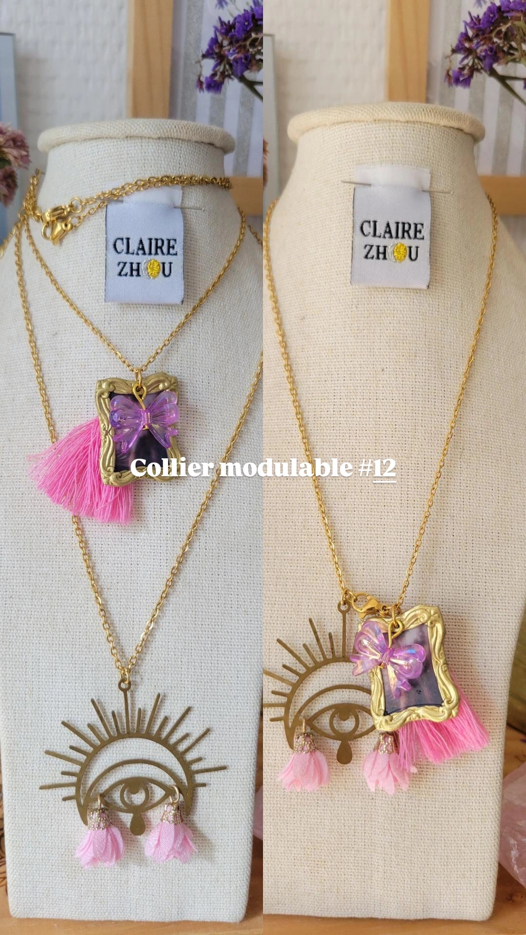 Colliers modulables court/long MERVEILLEUSES, bijoux originaux et uniques 2026 ✨️