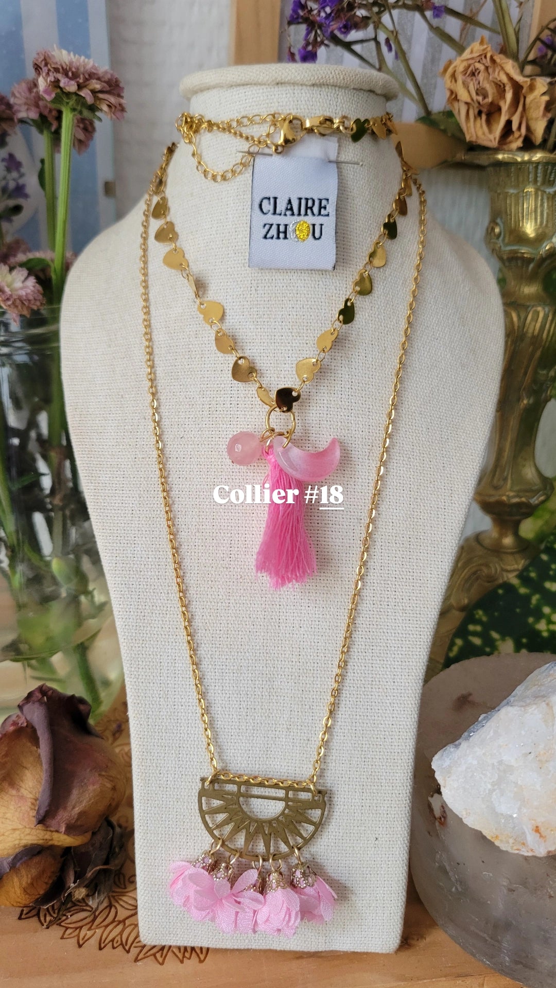 Colliers modulables court/long MERVEILLEUSES, bijoux originaux et uniques 2026 ✨️